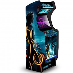 Borne d'arcade 32 pouces thème TRON