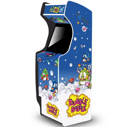 Borne arcade 32 pouces thème Bubble Bobble
