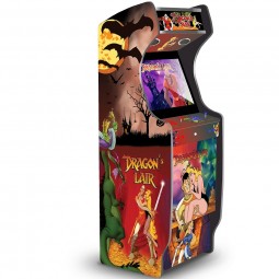 Borne d'arcade 32 pouces thème Dragon's Lair
