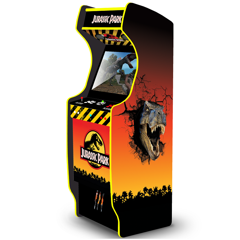 arcade cabinet jurassic park