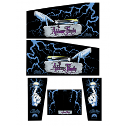 sticker famille adams pincab