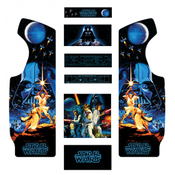 Stickers Borne arcade Starwars