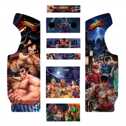 stickers borne arcade street fighter