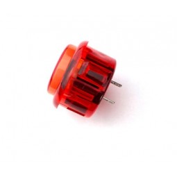 Bouton rouge lumineux 30 mm