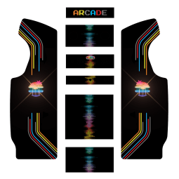 Stickers Arcade Classic borne d'arcade