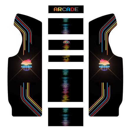 Stickers Arcade Classic borne d'arcade