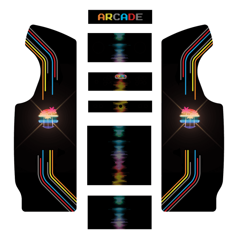 Stickers Arcade Classic borne d'arcade