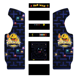 Stickers Pac-Man V2 borne d'arcade