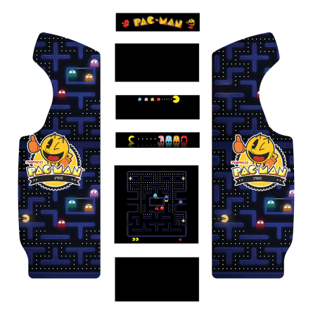 Stickers Pac-Man V2 borne d'arcade