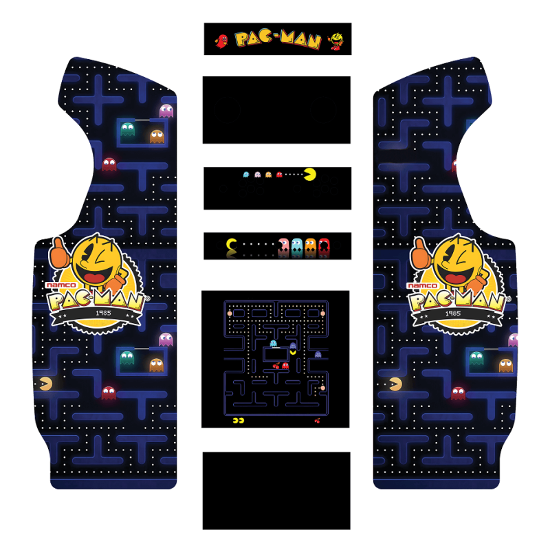 Stickers Pac-Man V2 borne d'arcade