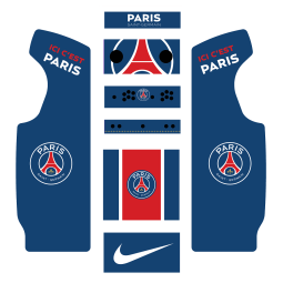 Stickers PSG borne d'arcade