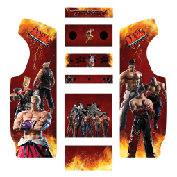 Stickers Tekken borne d'arcade