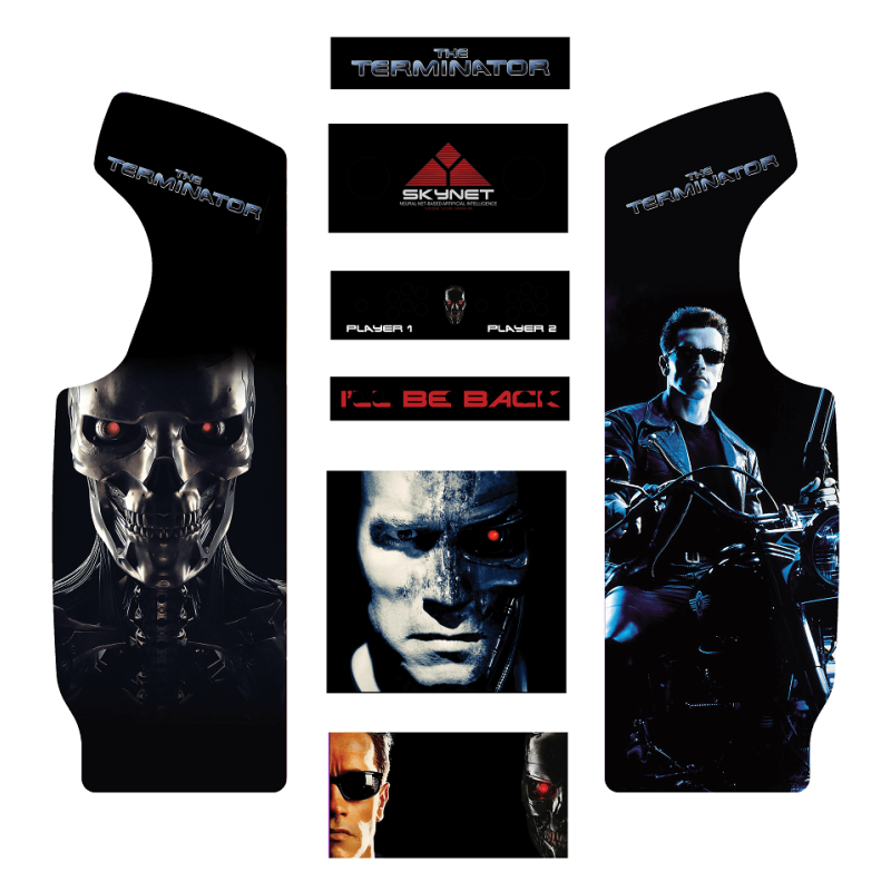 Stickers Terminator borne d'arcade