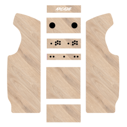 Stickers Bois borne d'arcade