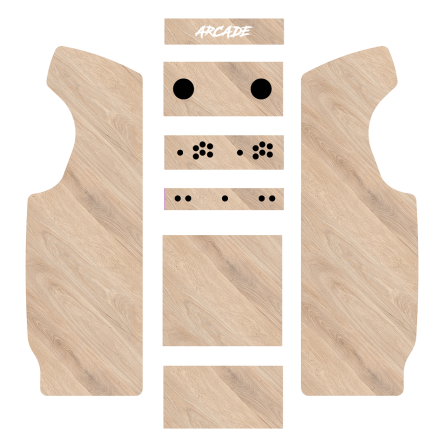 Stickers Bois borne d'arcade