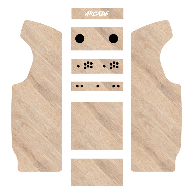 Stickers Bois borne d'arcade
