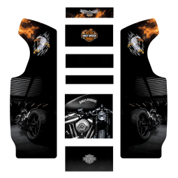 Stickers Harley Davidson borne d'arcade