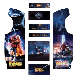 Stickers Retour Vers Le Futur borne d'arcade