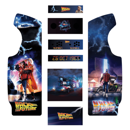 Stickers Retour Vers Le Futur borne d'arcade