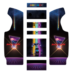 Stickers Arcade Classic V2 borne d'arcade