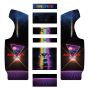 Stickers Arcade Classic V2 borne d'arcade