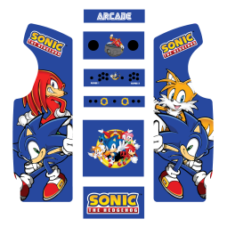 Stickers Sonic borne d'arcade