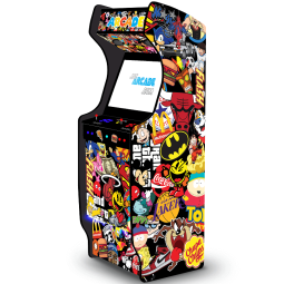 Borne d'arcade XXL Pop Art noir