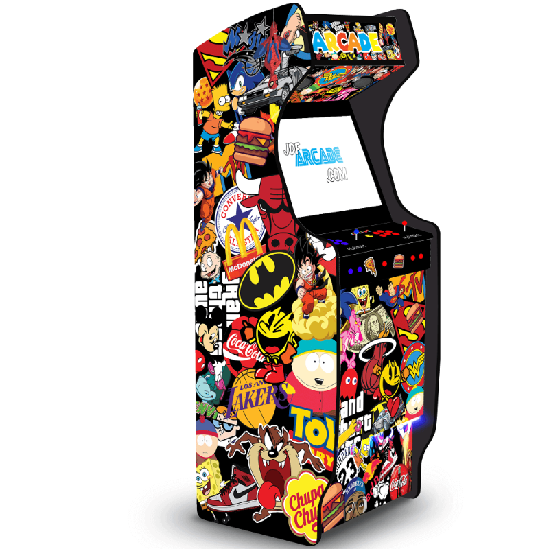 Borne d'arcade XXL Pop Art noir