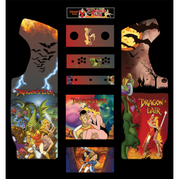 Stickers Dragon's Lair borne d'arcade