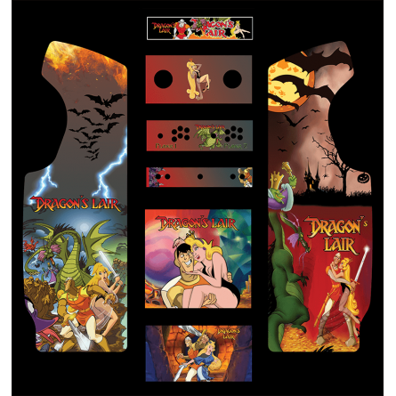 Dragon's Lair arcade terminal Stickers