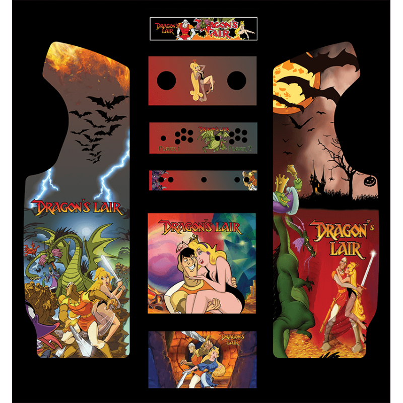 Dragon's Lair arcade terminal Stickers