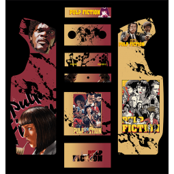 Stickers Pulp Fiction borne d'arcade